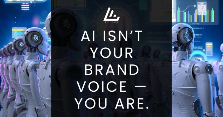 AI Isn’t Your Brand Voice — You Are.